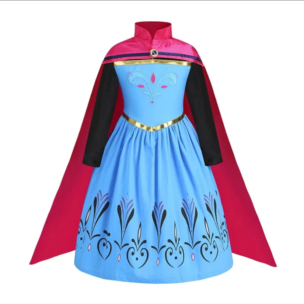 Elsa frozen dresses-only 2 Avalible 5T , 8T-9T Grab Quickly Very Great Quality - Picture 4 of 5